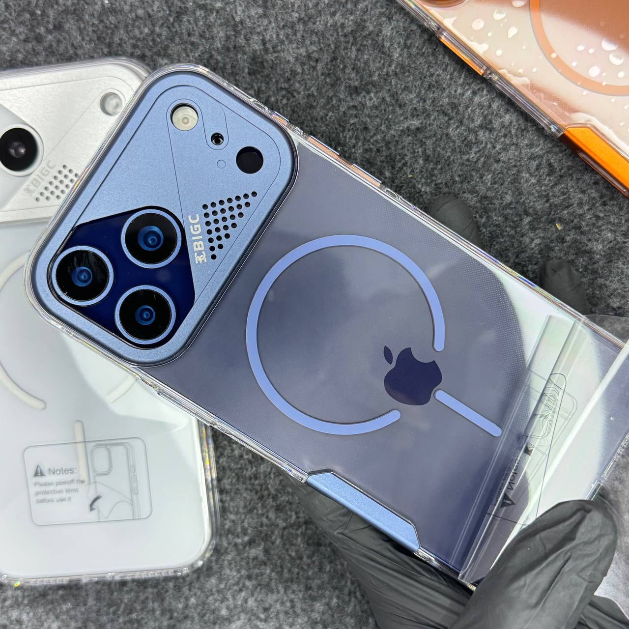 COOLING WINDOW CASE MAGNETIC CASE IPHONE CASE NON YELLOWING CASE