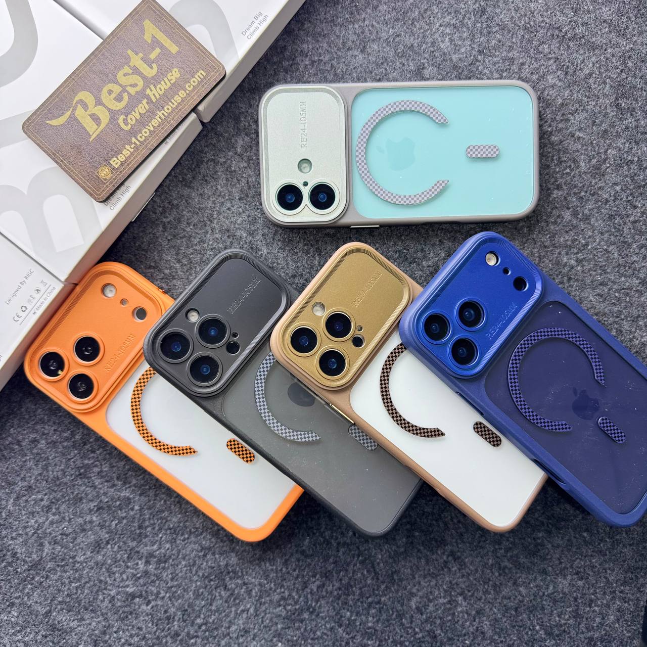 TRANSPARENT COVER 17 LOOK MAGSAFE CASE ANTI YELLOW