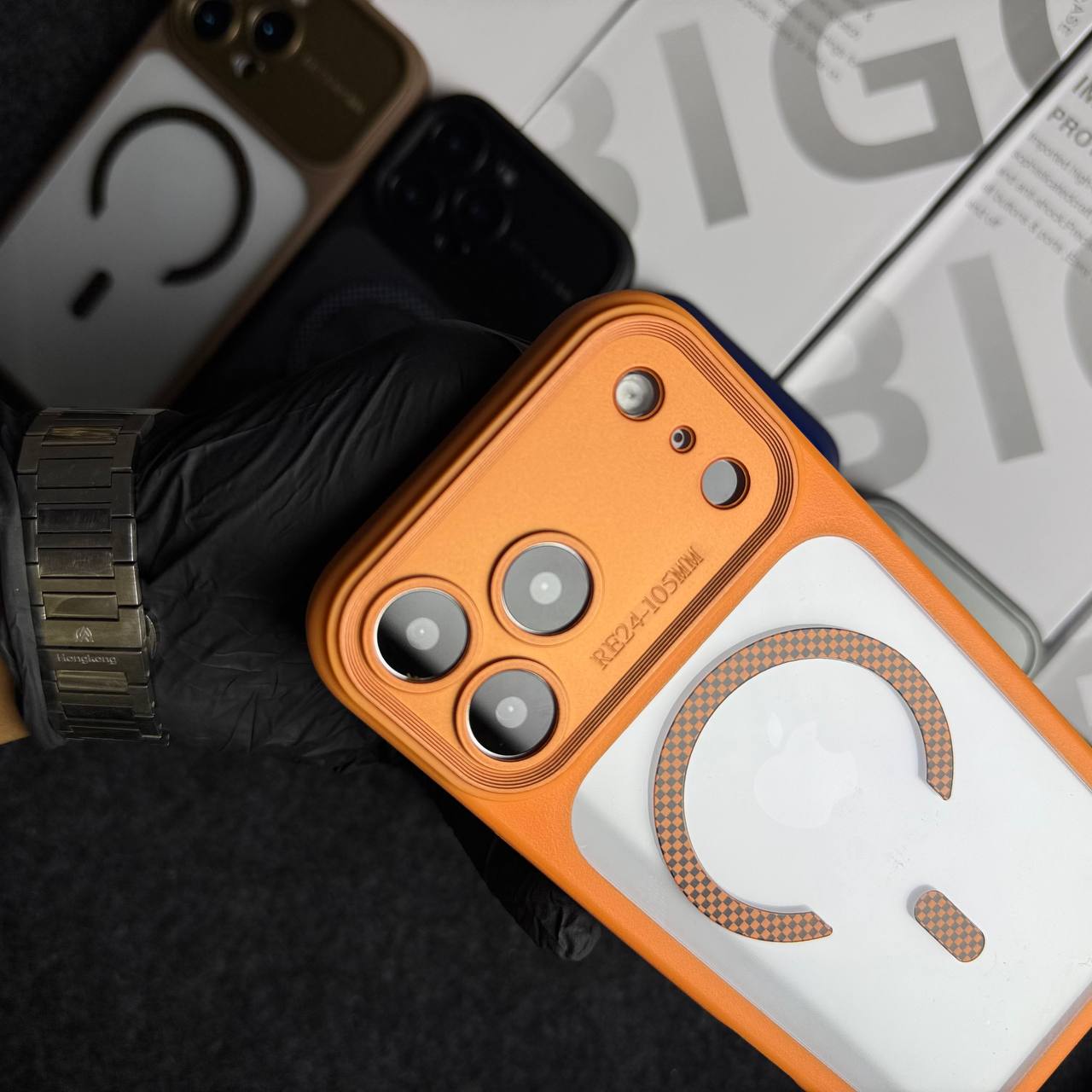 TRANSPARENT COVER 17 LOOK MAGSAFE CASE ANTI YELLOW