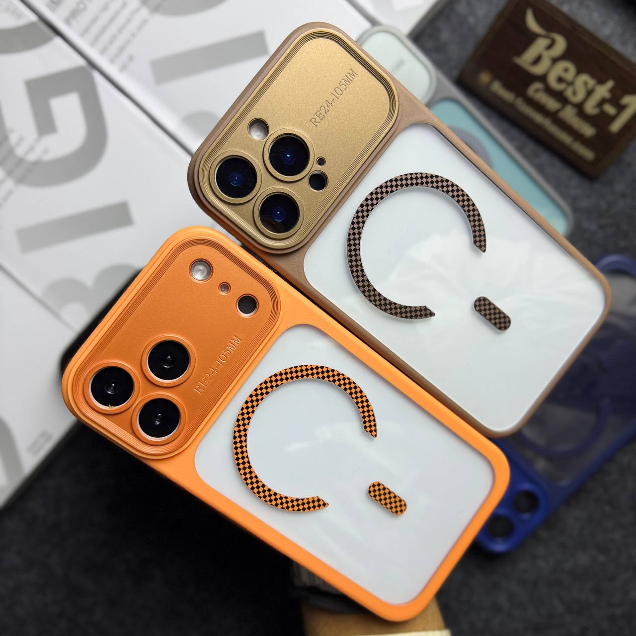 TRANSPARENT COVER 17 LOOK MAGSAFE CASE ANTI YELLOW