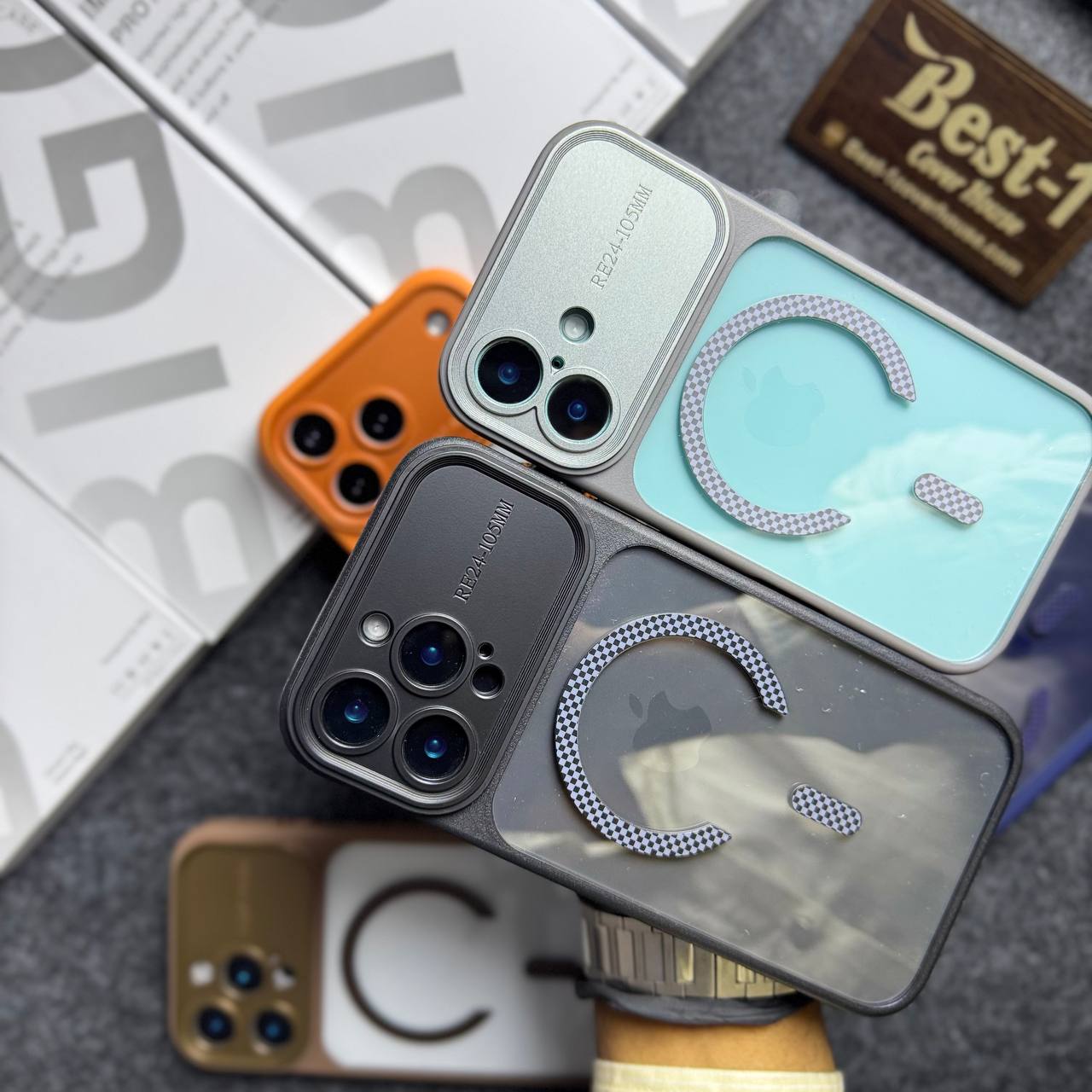 TRANSPARENT COVER 17 LOOK MAGSAFE CASE ANTI YELLOW