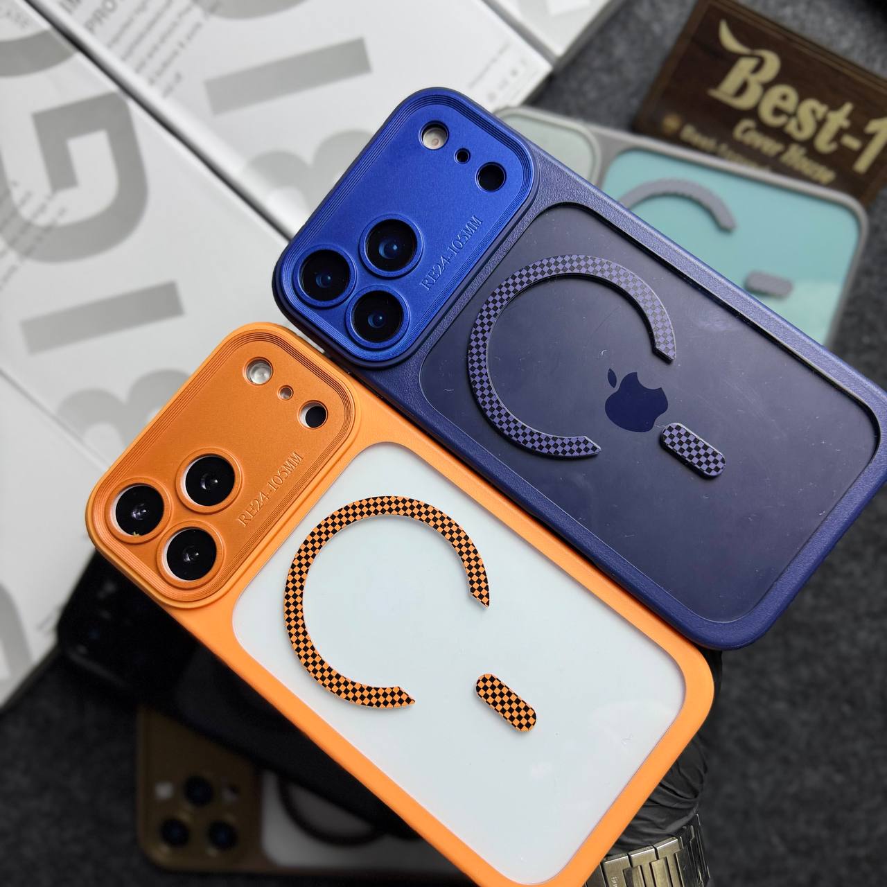 TRANSPARENT COVER 17 LOOK MAGSAFE CASE ANTI YELLOW