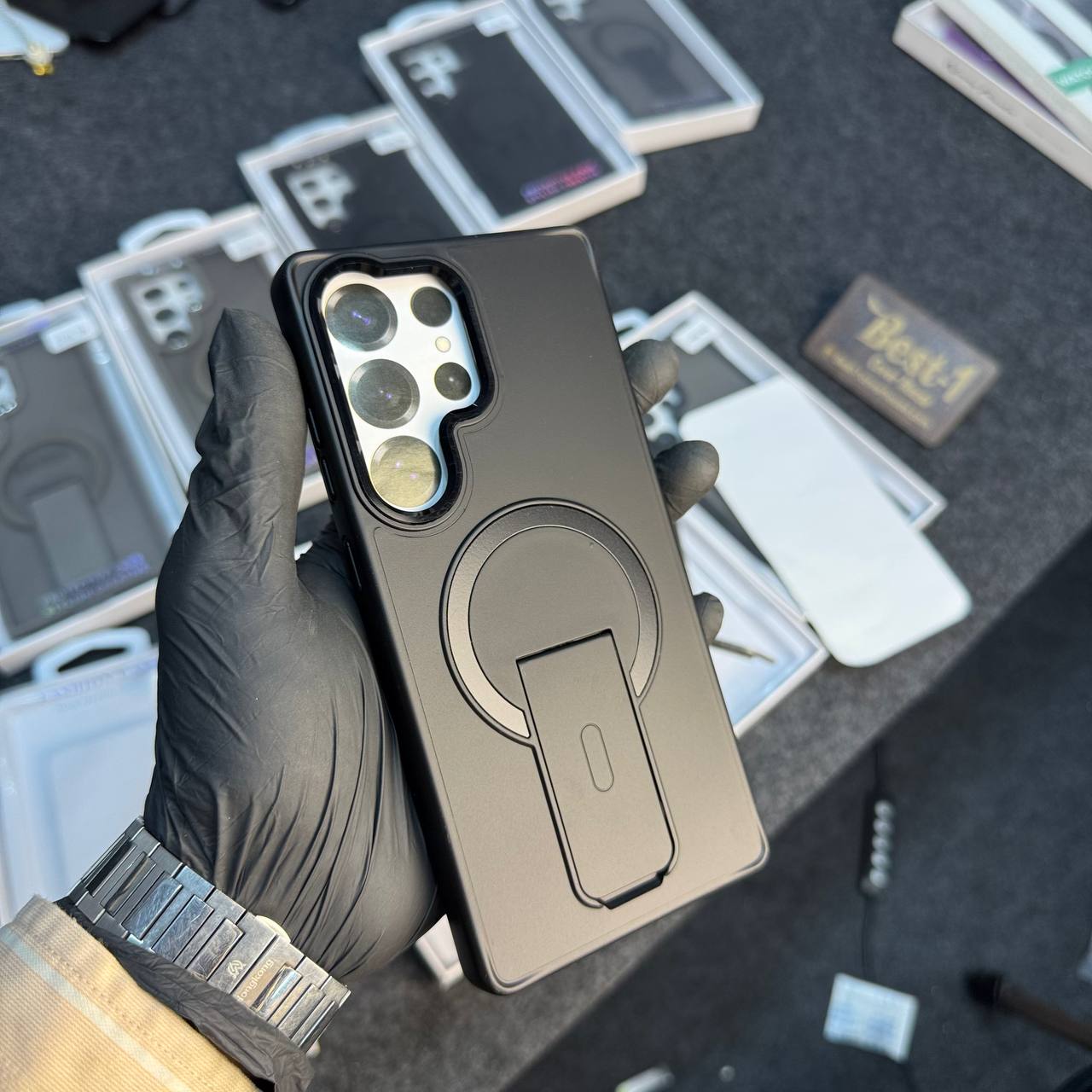 MATT FINISHING CASE STAND COVER S23ULTRA S24ULTRA S25ULTRA