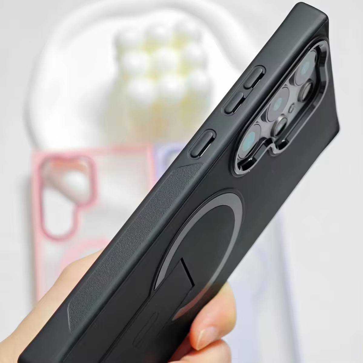 MATT FINISHING CASE STAND COVER S23ULTRA S24ULTRA S25ULTRA