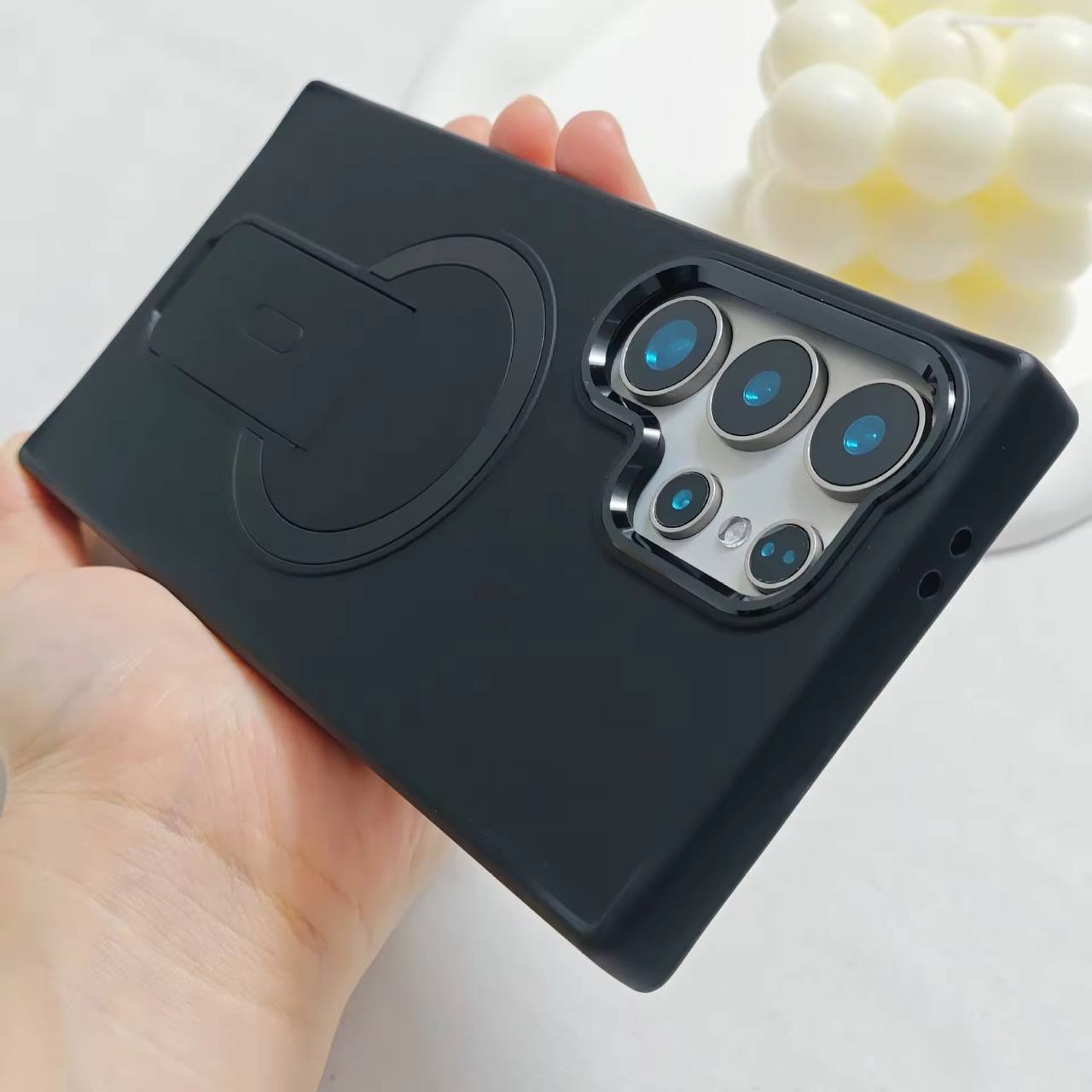 MATT FINISHING CASE STAND COVER S23ULTRA S24ULTRA S25ULTRA