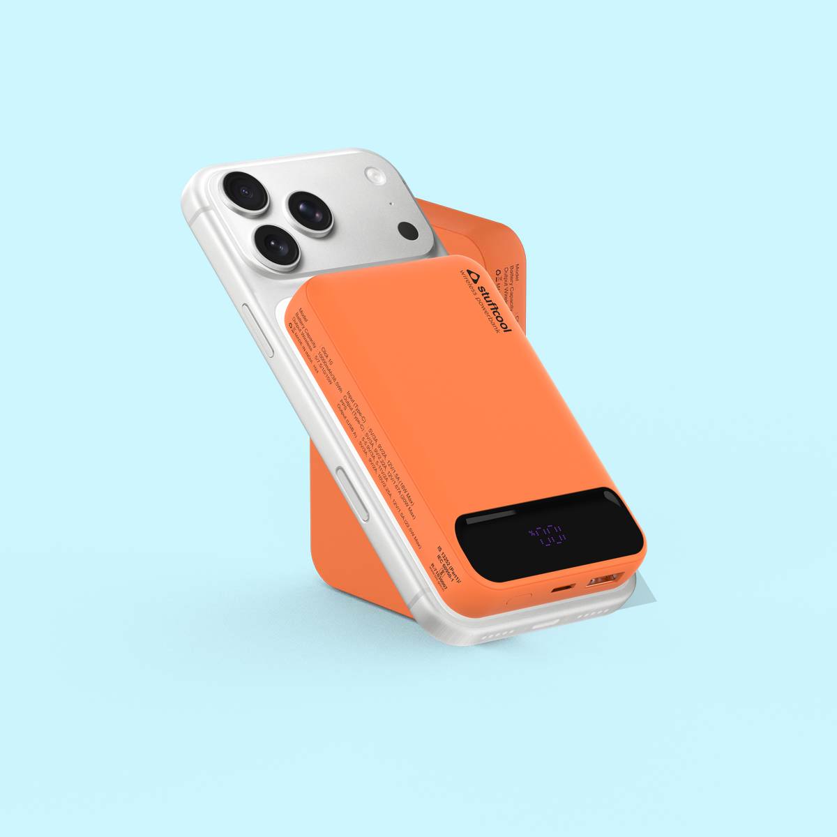 STUFFCOOL CLICK 10 10000MAH POWER BANK MAGNETIC WIRELESS POWER BANK