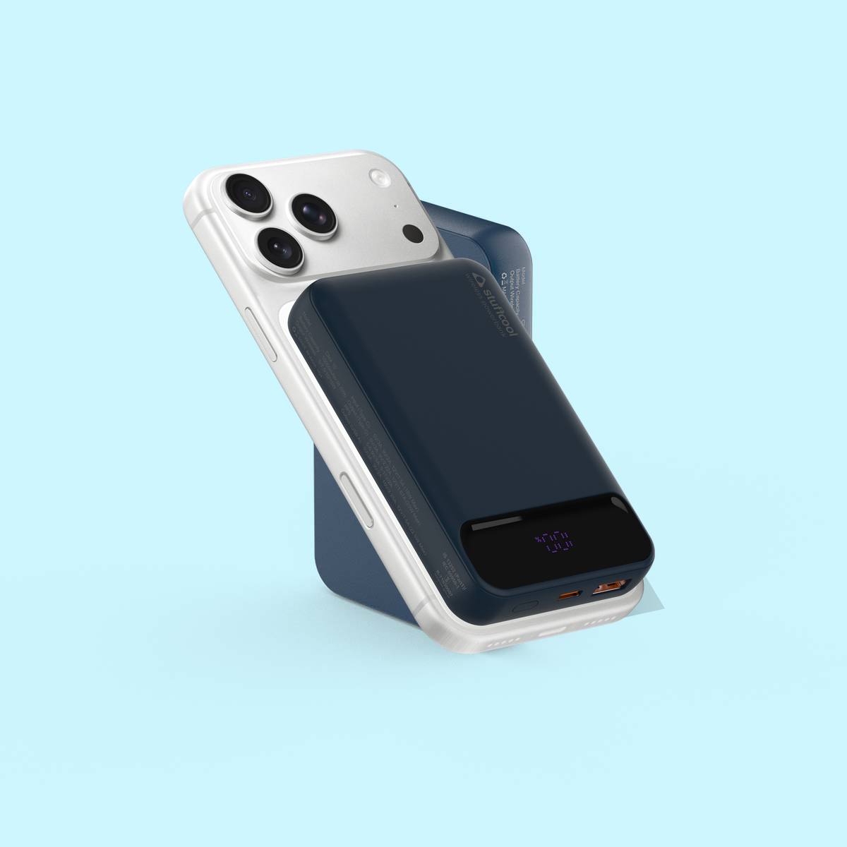 STUFFCOOL CLICK 10 10000MAH POWER BANK MAGNETIC WIRELESS POWER BANK