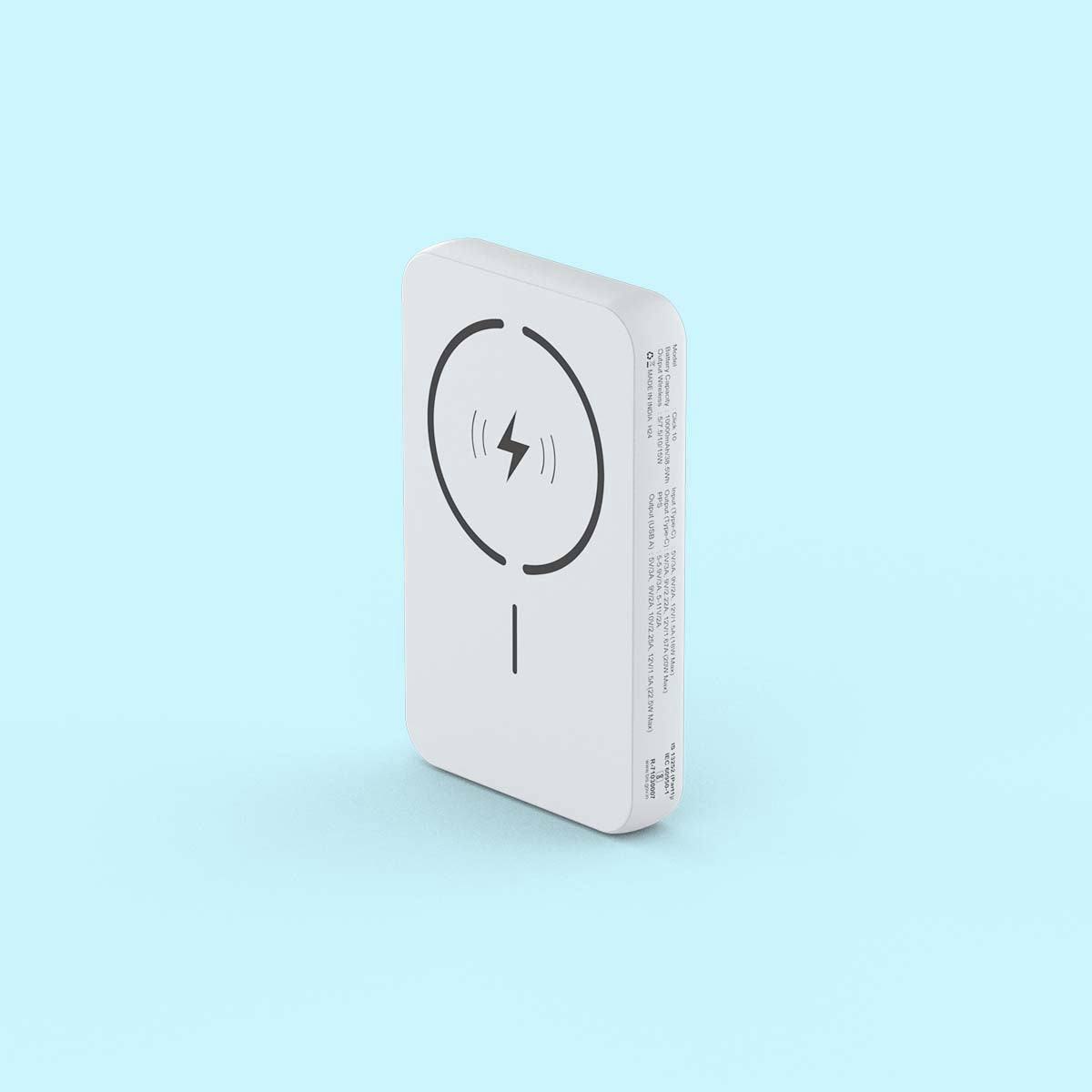 STUFFCOOL CLICK 10 10000MAH POWER BANK MAGNETIC WIRELESS POWER BANK