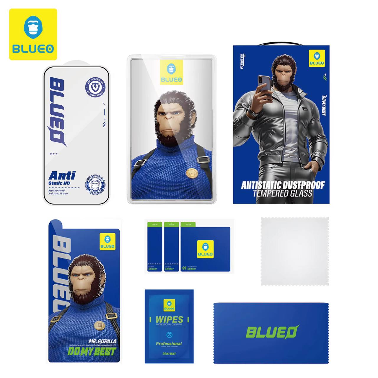 CLEAR GLASS BLUEO PREMIUM GLASS TEMPERED GLSS FOE IPHONE 17 17PRO 17 PRO MAX