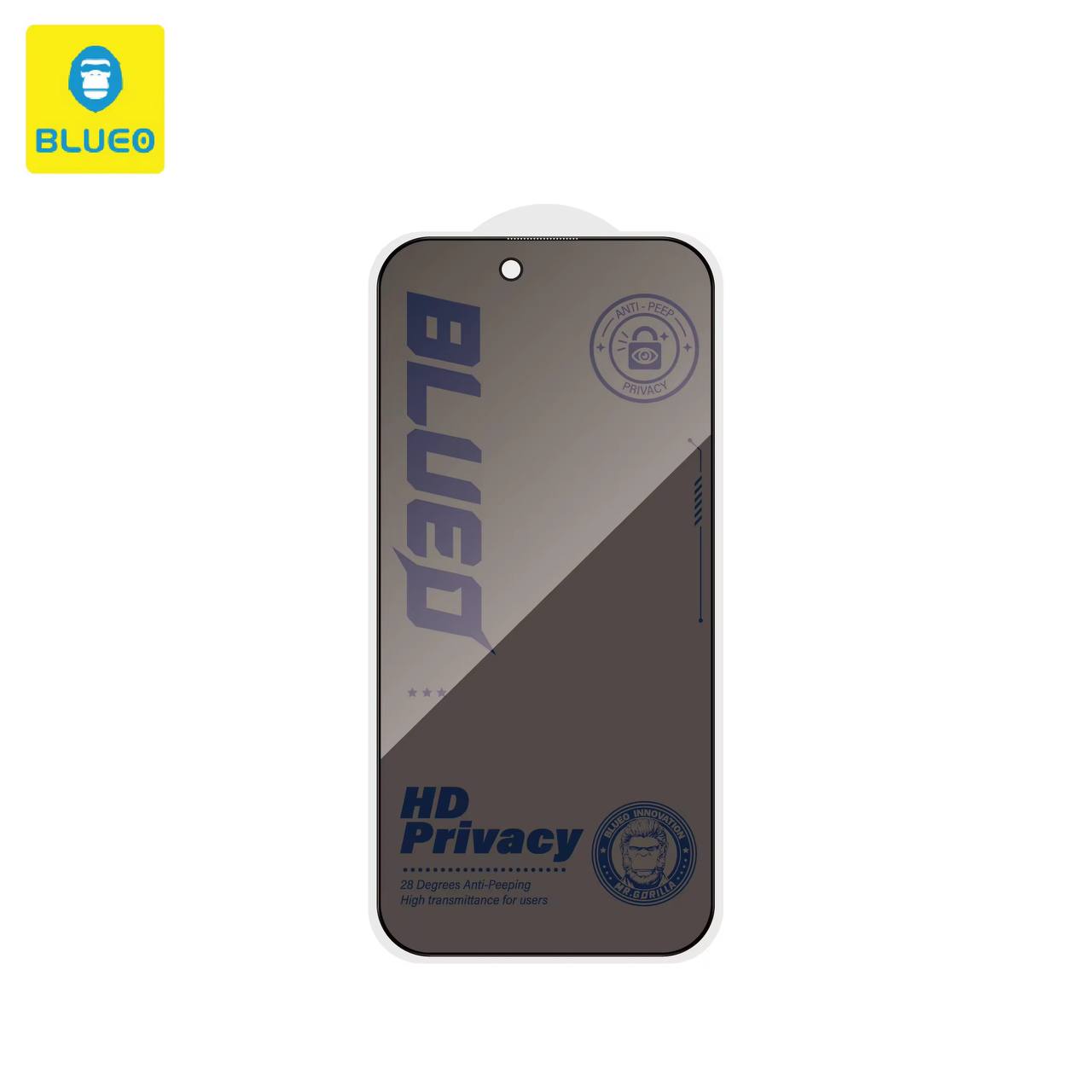 PRIVACY GLASS BLUEO PREMIUM GLASS TEMPERED GLSS FOE IPHONE 17 17PRO 17 PRO MAX