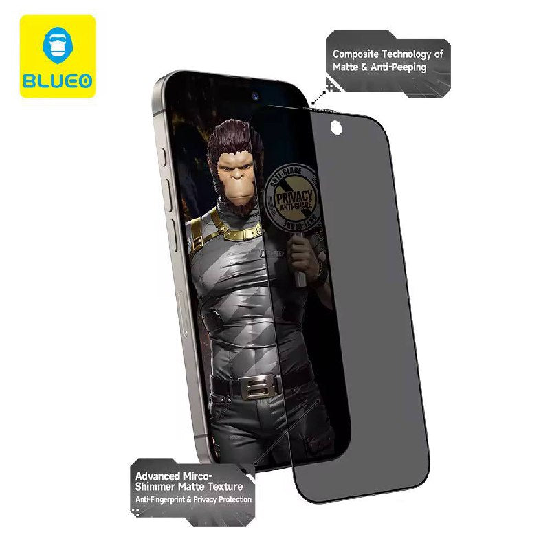 MATTE PRIVACY GLASS BLUEO PREMIUM GLASS TEMPERED GLSS FOE IPHONE 17 17PRO 17 PRO MAX