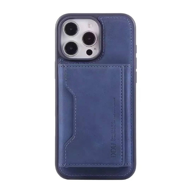 PU Leather Phone Cases Detachable Magnetic Card Holder Wallet Mobile Phone Case Cover for iPhone 13 14 15 16 Pro Max for Samsung S24 S25