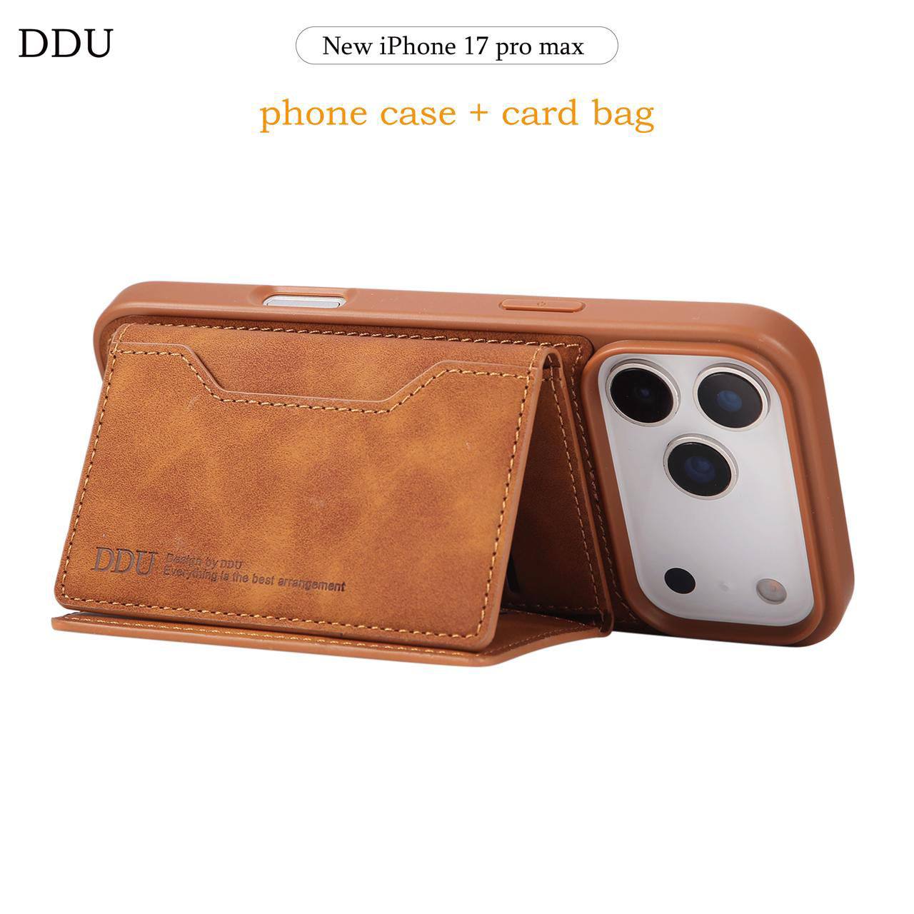 PU Leather Phone Cases Detachable Magnetic Card Holder Wallet Mobile Phone Case Cover for iPhone 13 14 15 16 Pro Max for Samsung S24 S25
