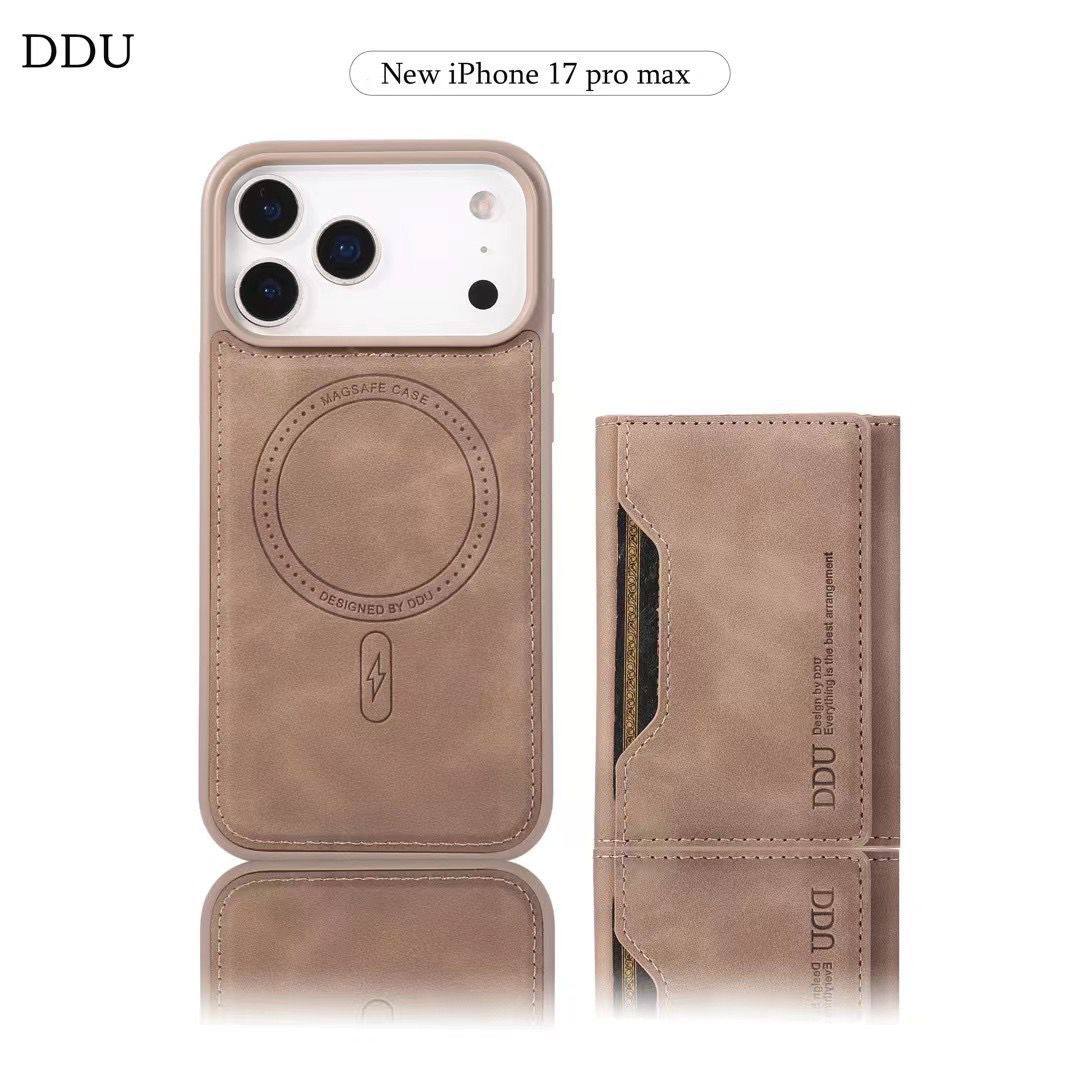 PU Leather Phone Cases Detachable Magnetic Card Holder Wallet Mobile Phone Case Cover for iPhone 13 14 15 16 Pro Max for Samsung S24 S25