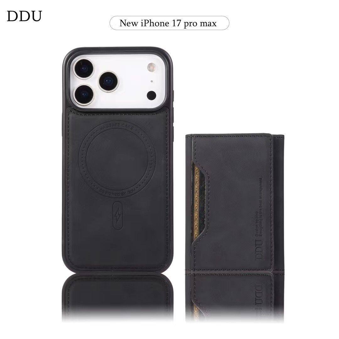 PU Leather Phone Cases Detachable Magnetic Card Holder Wallet Mobile Phone Case Cover for iPhone 13 14 15 16 Pro Max for Samsung S24 S25