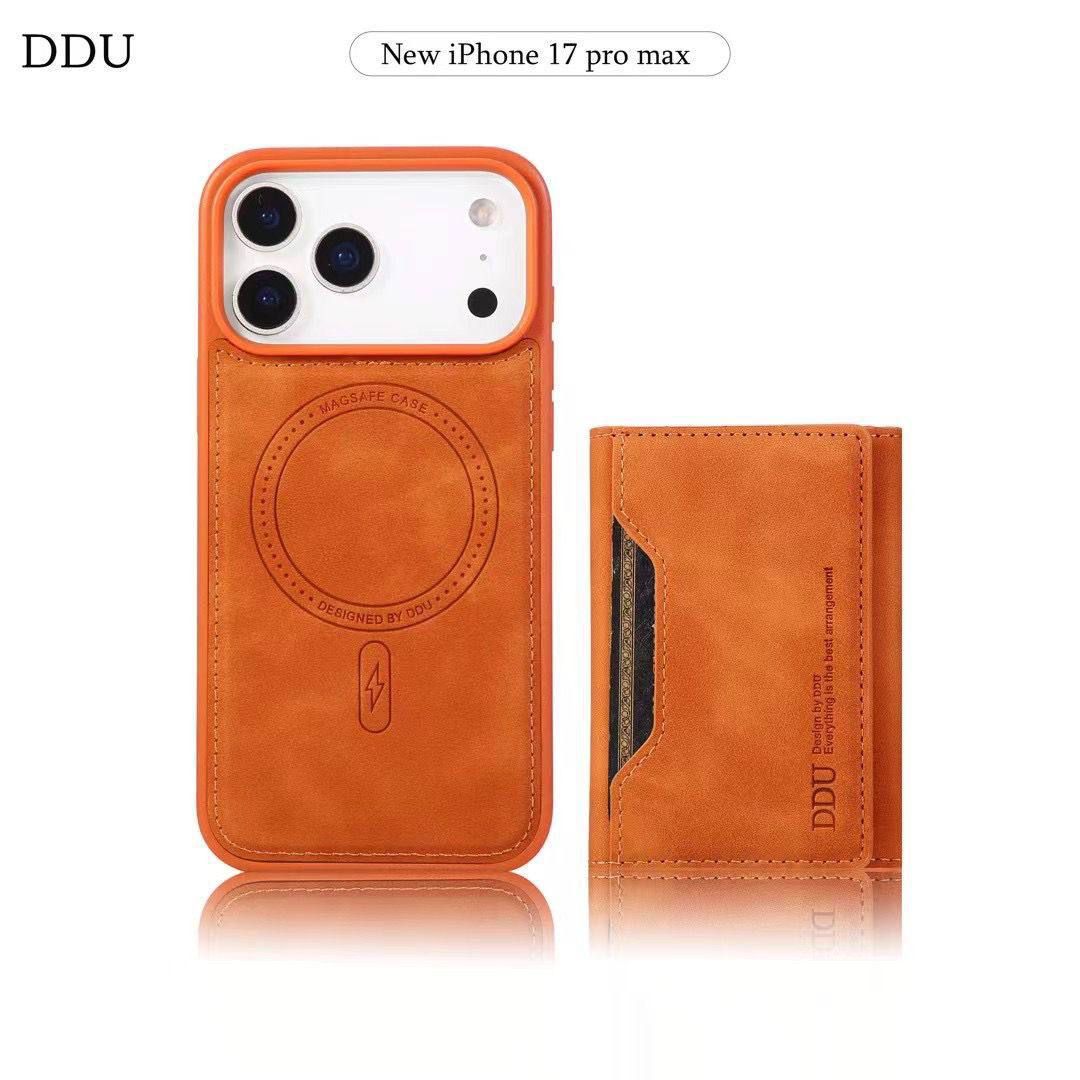 PU Leather Phone Cases Detachable Magnetic Card Holder Wallet Mobile Phone Case Cover for iPhone 13 14 15 16 Pro Max for Samsung S24 S25