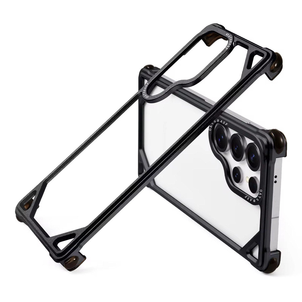 New Arrival Aluminum Alloy Phone Case for iPhone 17 Air Metal Phone Case With True Air Bag Shockproof for iPhone 17 Pro Max