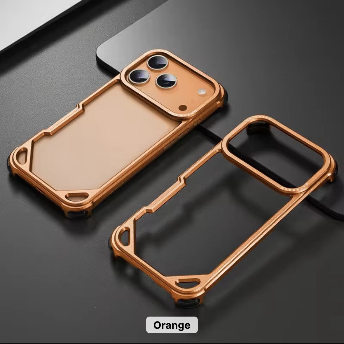 New Arrival Aluminum Alloy Phone Case for iPhone 17 Air Metal Phone Case With True Air Bag Shockproof for iPhone 17 Pro Max