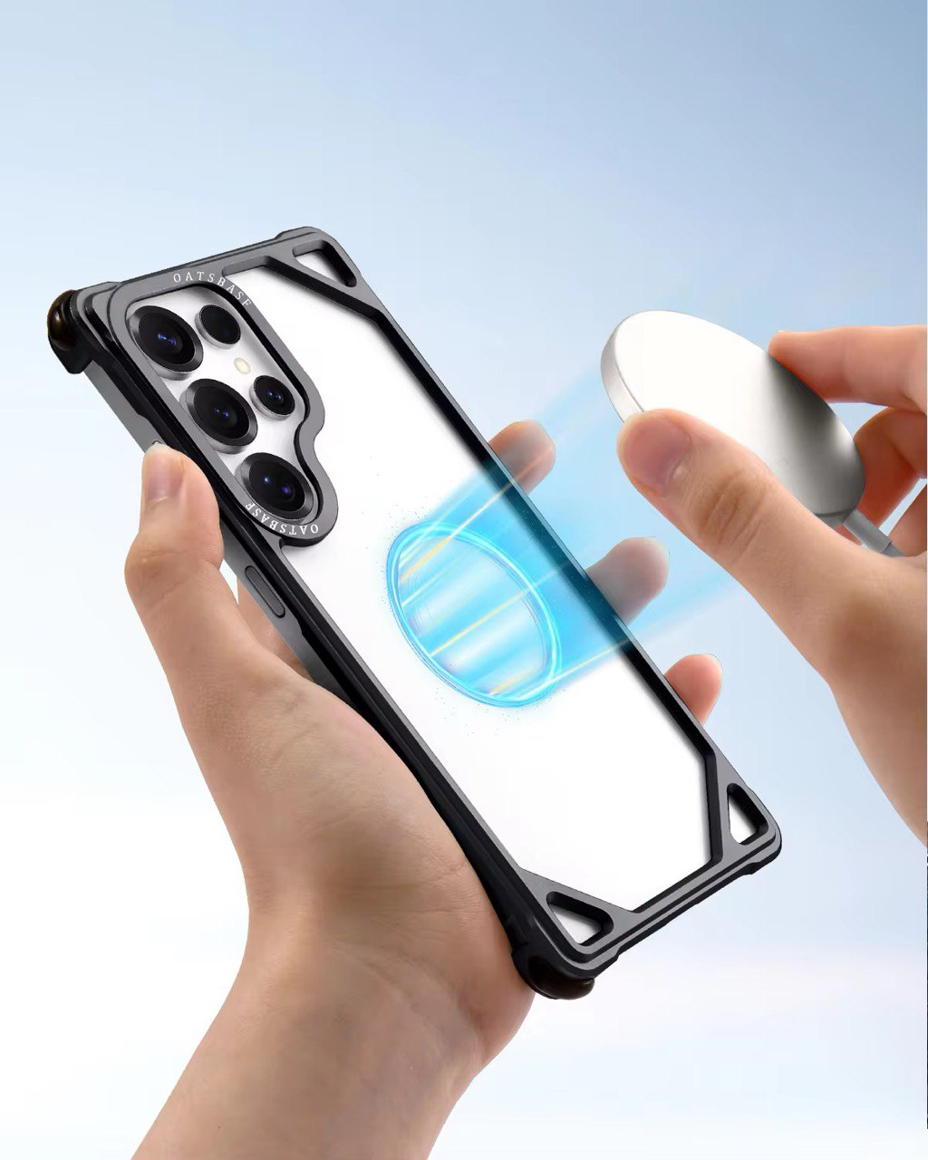 New Arrival Aluminum Alloy Phone Case for iPhone 17 Air Metal Phone Case With True Air Bag Shockproof for iPhone 17 Pro Max