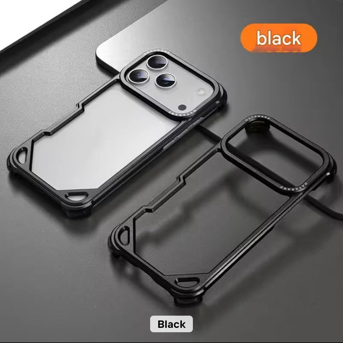 New Arrival Aluminum Alloy Phone Case for iPhone 17 Air Metal Phone Case With True Air Bag Shockproof for iPhone 17 Pro Max