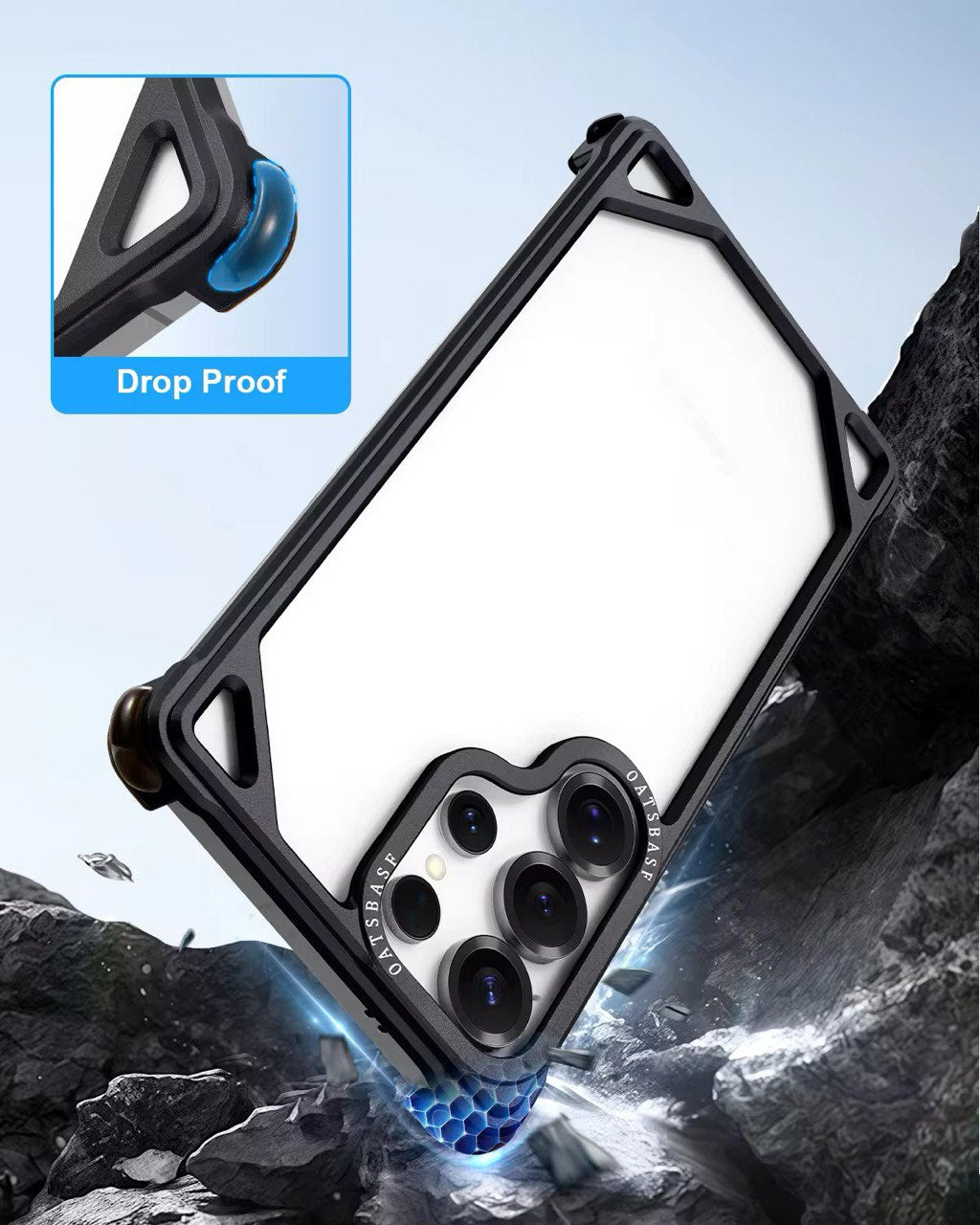 New Arrival Aluminum Alloy Phone Case for iPhone 17 Air Metal Phone Case With True Air Bag Shockproof for iPhone 17 Pro Max