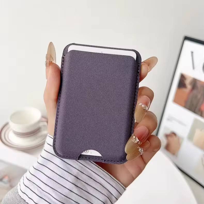 Knit Fabric Minimalist Shockproof for iPhone Card Holder