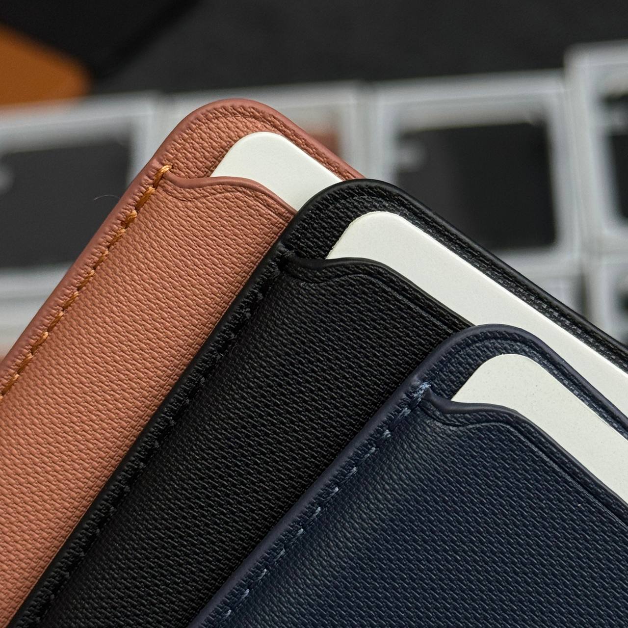 Knit Fabric Minimalist Shockproof for iPhone Card Holder