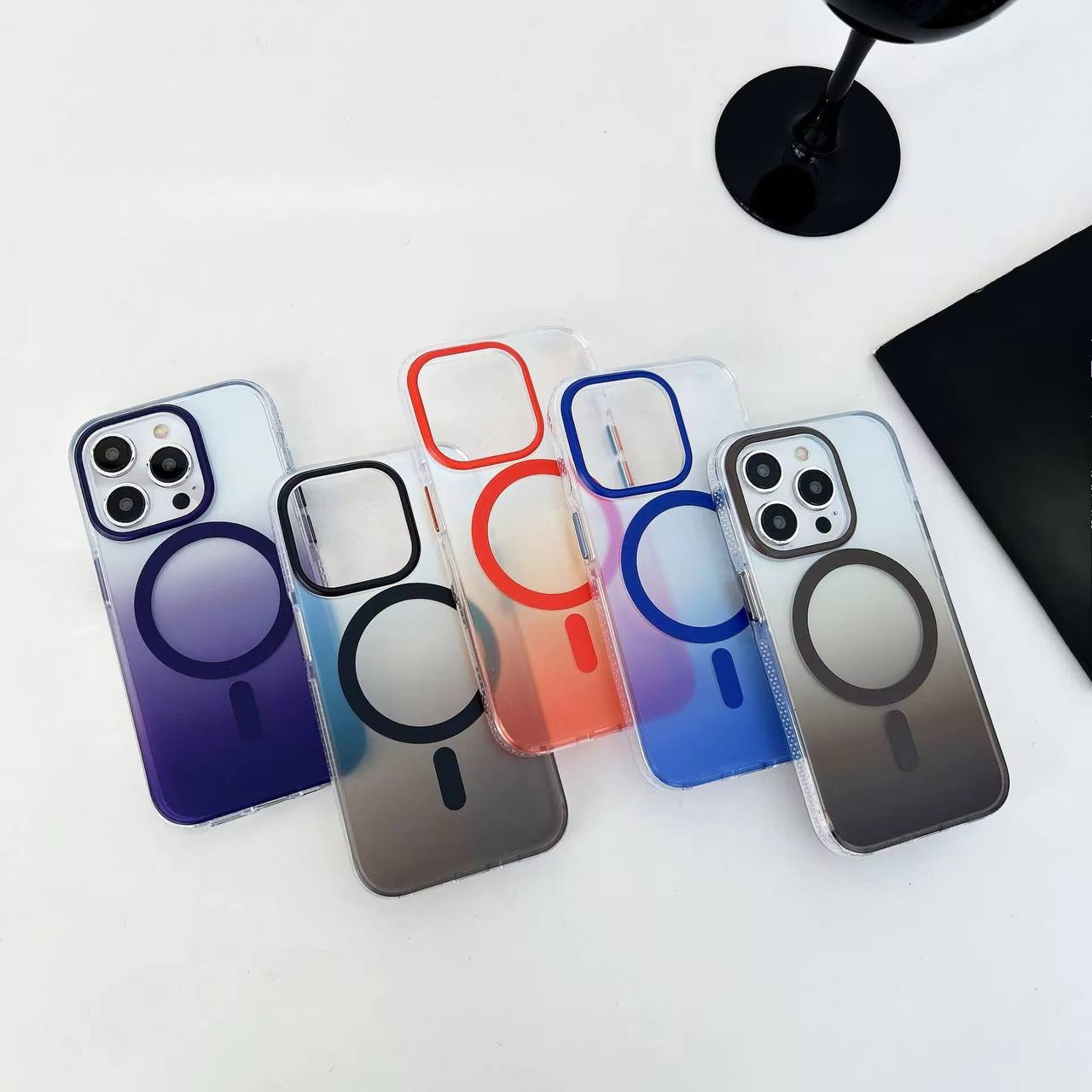 Premium Matte Frosted Translucent Phone Case Transparent Shockproof for iPhone