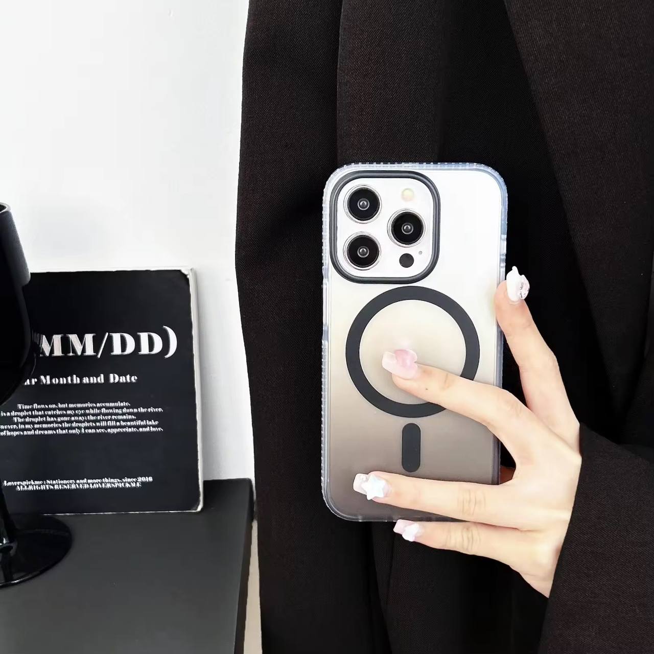 Premium Matte Frosted Translucent Phone Case Transparent Shockproof for iPhone