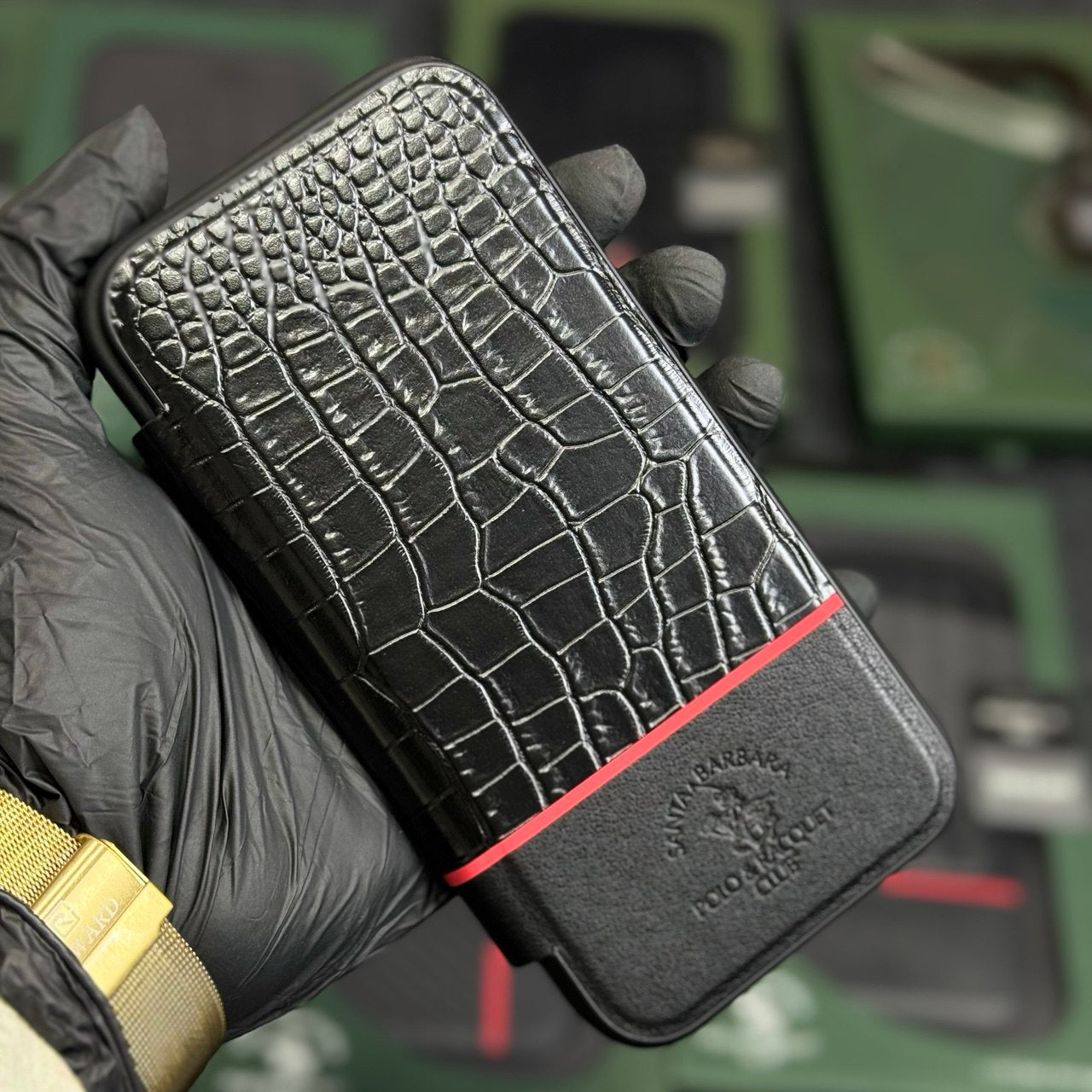 POLO Fabric Textile PU Leather Phone Case Protective Cover for IPhone15 Mobile Phone Cases