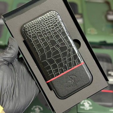 POLO Fabric Textile PU Leather Phone Case Protective Cover for IPhone15 Mobile Phone Cases