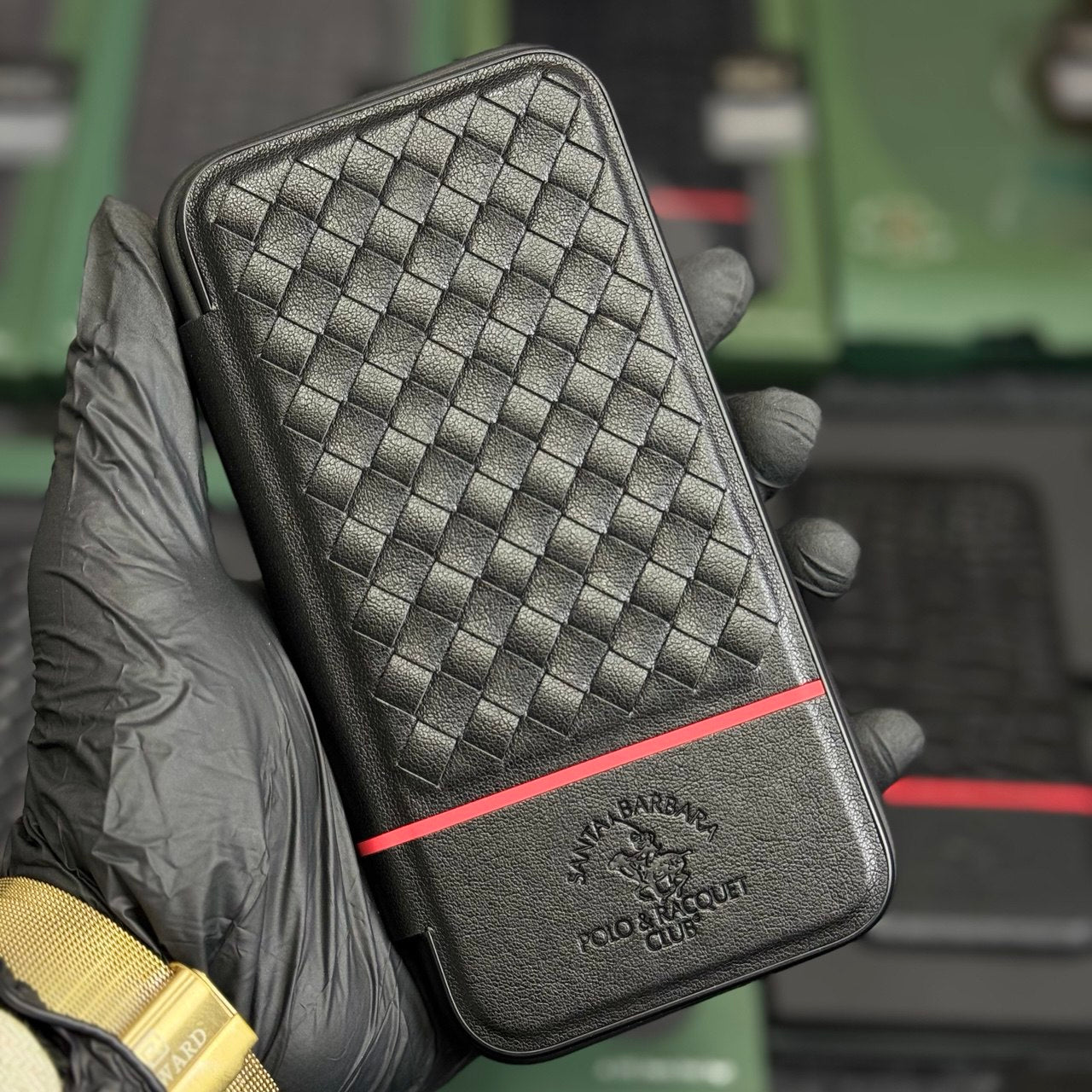 POLO Fabric Textile PU Leather Phone Case Protective Cover for IPhone15 Mobile Phone Cases