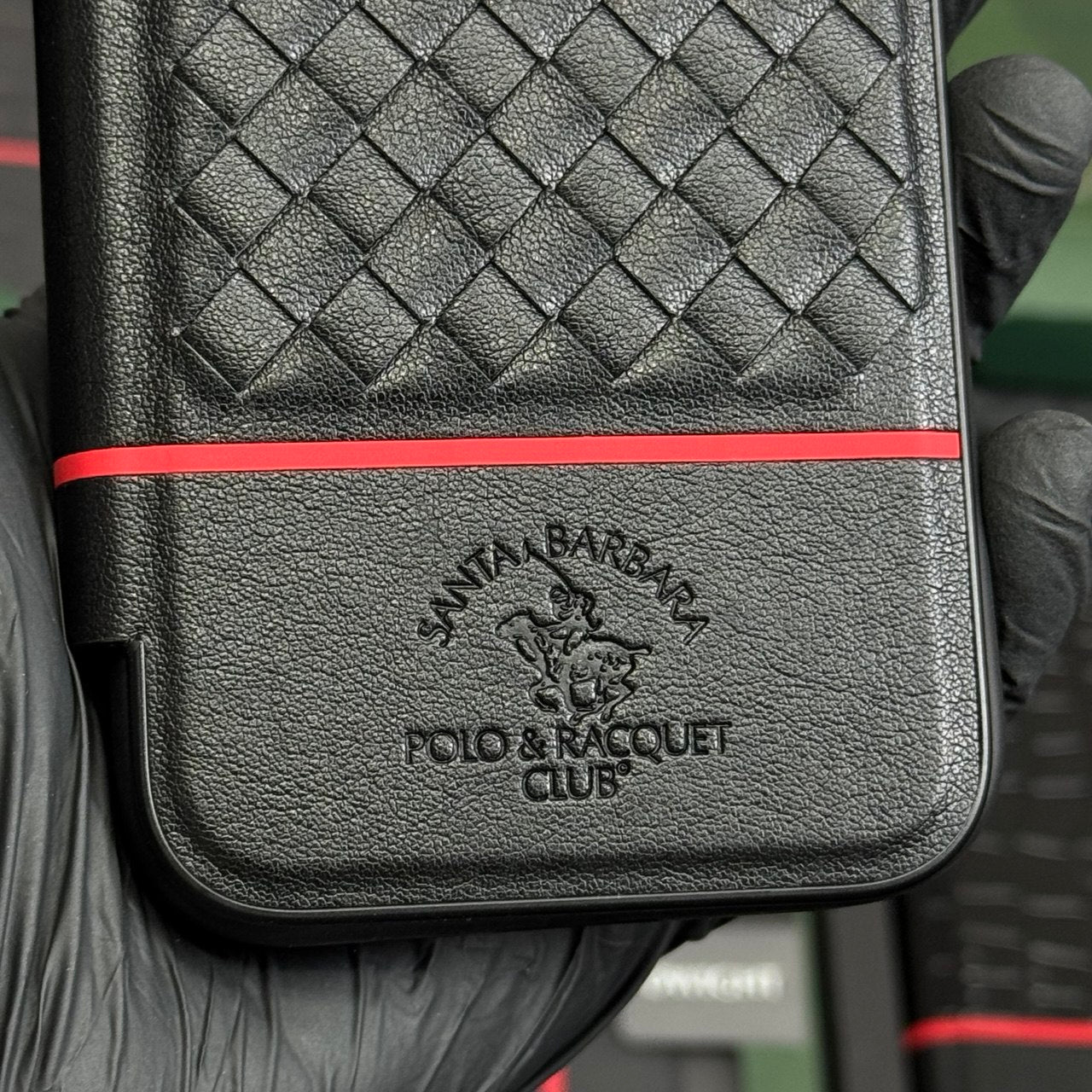 POLO Fabric Textile PU Leather Phone Case Protective Cover for IPhone15 Mobile Phone Cases