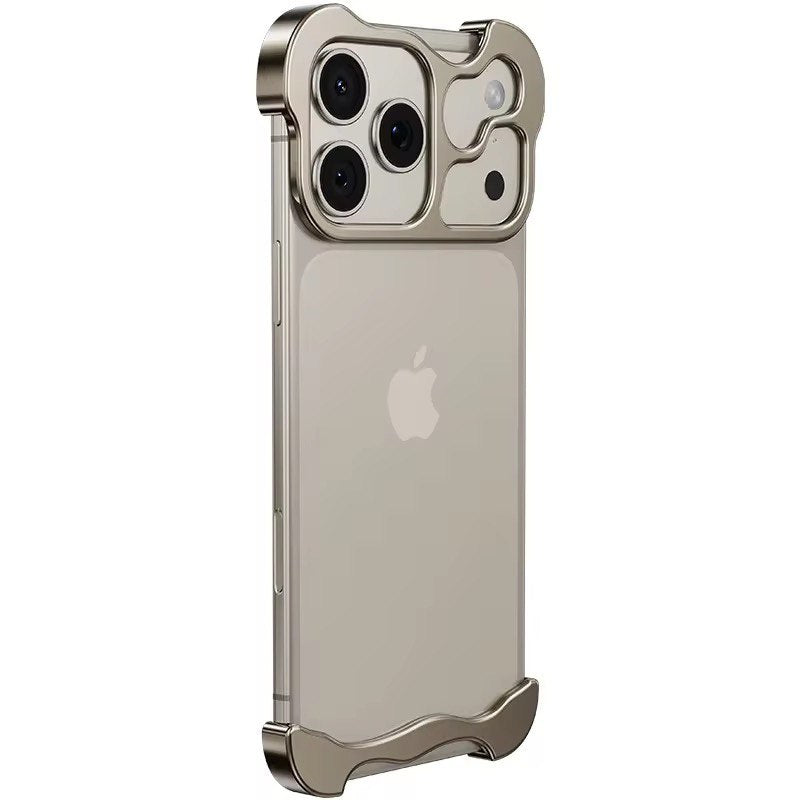 Luxury With Lens Protector Corner Pad Metal Case for iPhone 17 Pro Max Shockproof Phone Cover on for iPhone 13 14 15 16 17air