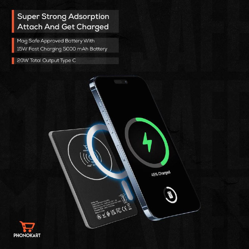 Slim Power bank 5000mah PHONOKART