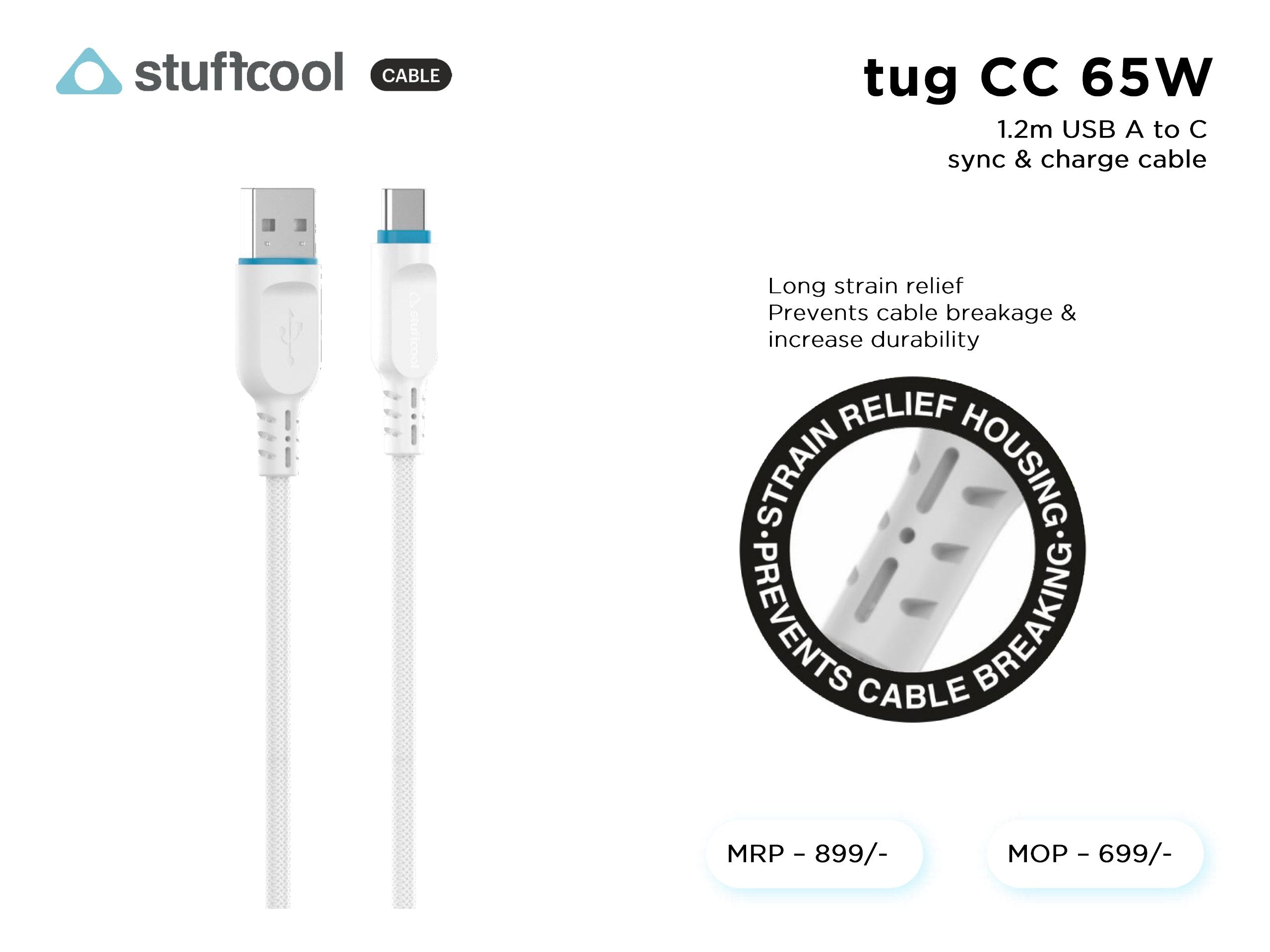 tug A-C 6.5A 1.2m USB -A to C CABLE stuffcool