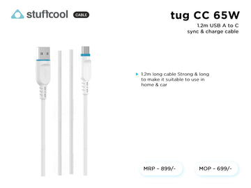 tug A-C 6.5A 1.2m USB -A to C CABLE stuffcool